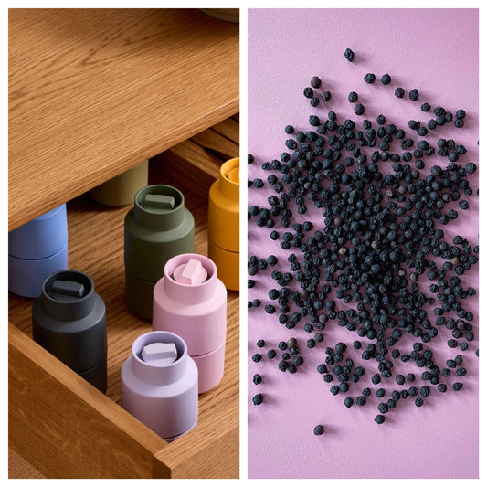 Schwarzer Pfeffer x CrushGrind® Billund Mühle